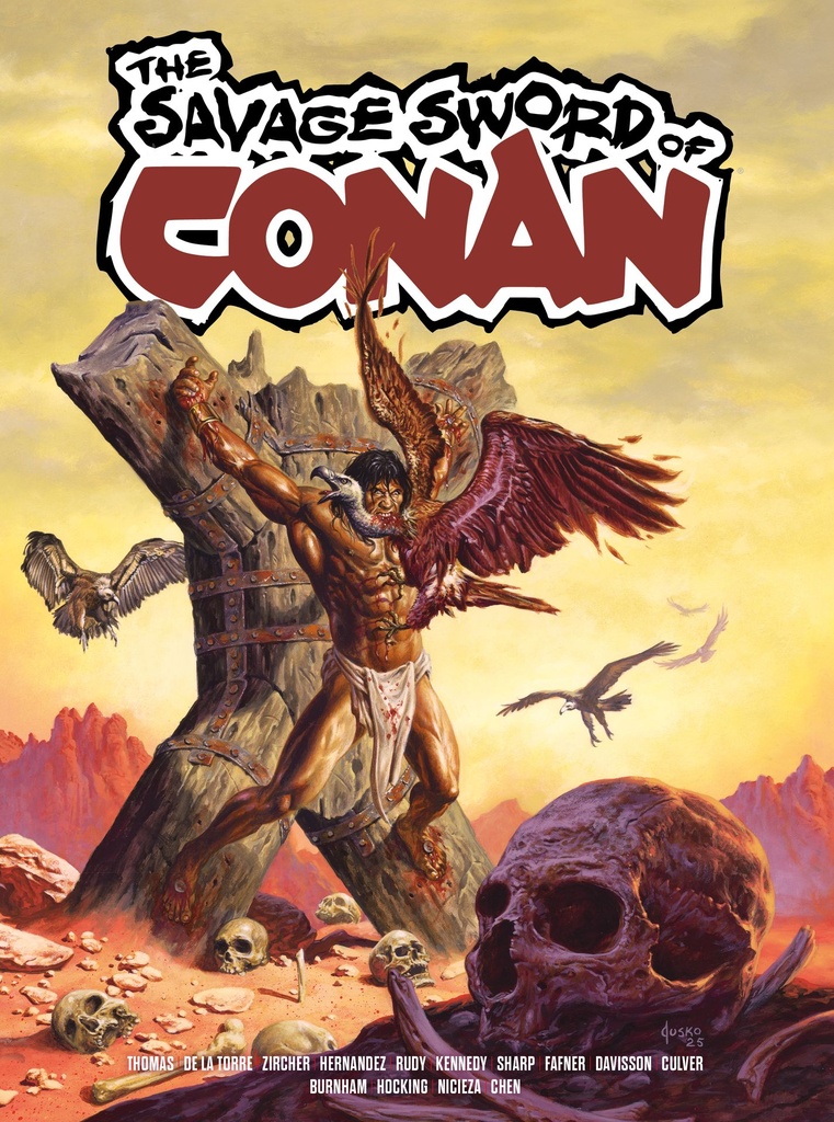 SAVAGE SWORD OF CONAN 03 DIRECT MARKET ED JOE JUSKO CVR