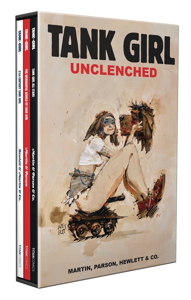 TANK GIRL UNCLENCHED SLIPCASE SET DM ED WOOD CVR