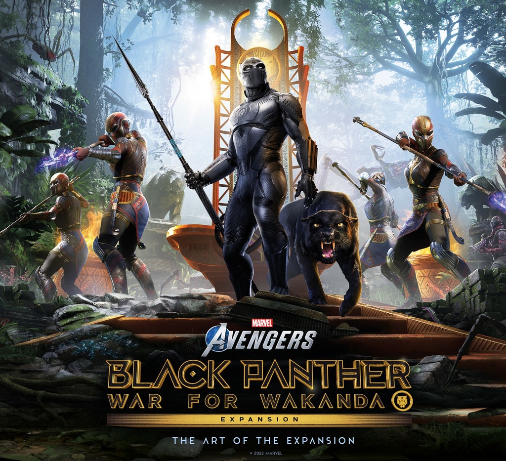 MARVELS AVENGERS BLACK PANTHER WAR ART OF EXPANSION HC