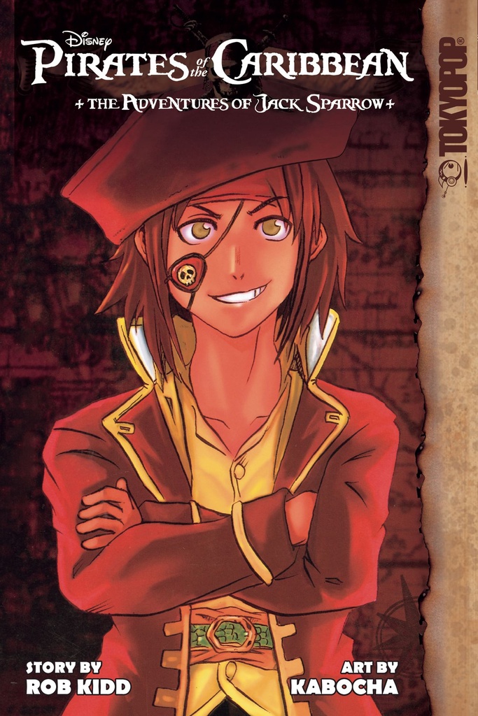 DISNEY MANGA PIRATES CARIBBEAN JACK SPARROWS ADV