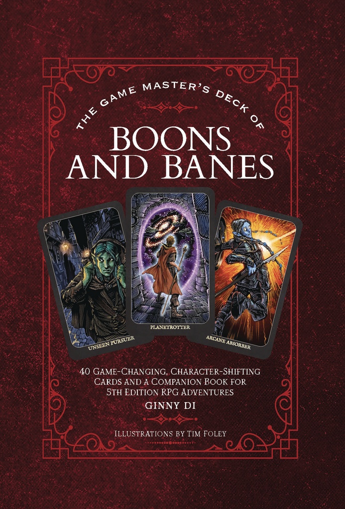 GAME MASTERS DECK OF BOONS & BANES FOR 5TH ED RPG ADV HC