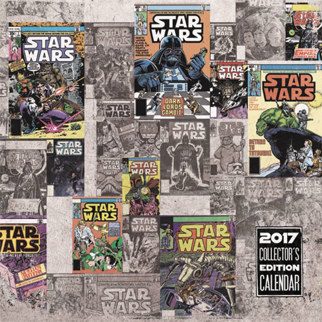 STAR WARS SAGA COLL ED 2017 WALL CAL