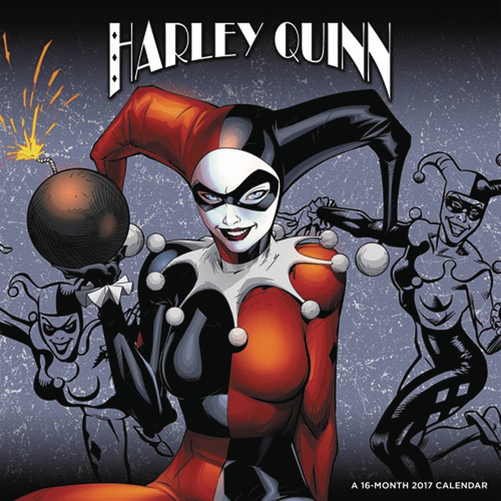 HARLEY QUINN 2017 WALL CALENDAR