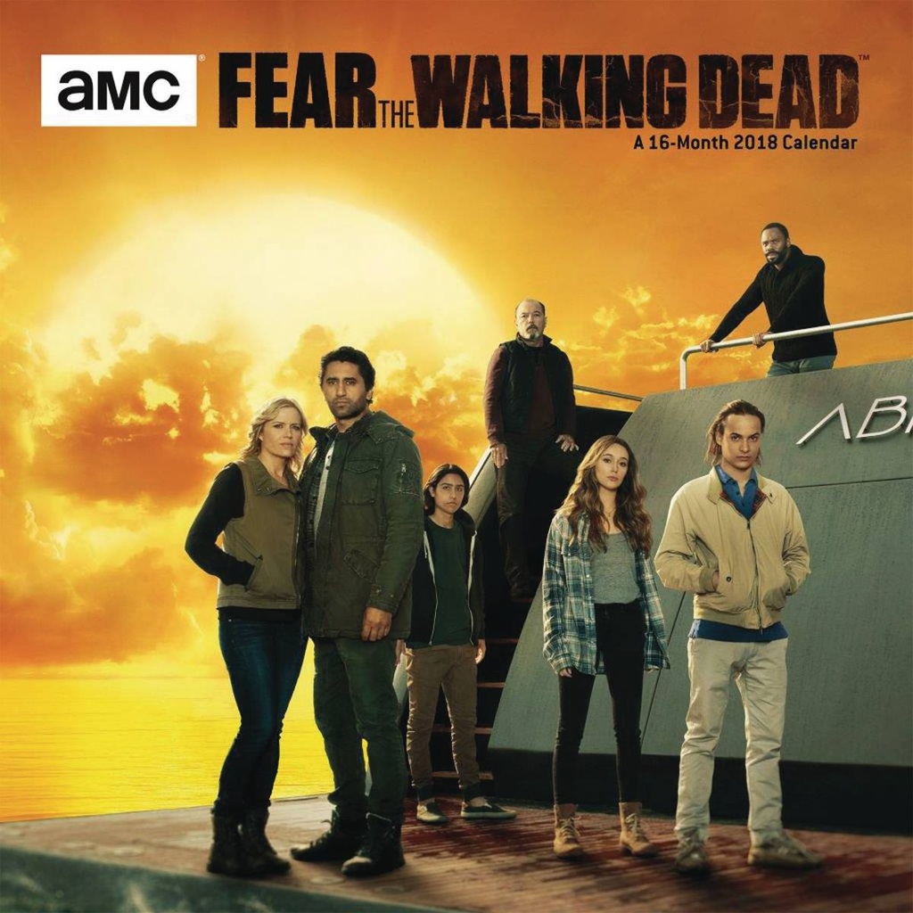 FEAR THE WALKING DEAD 2018 WALL CALENDAR