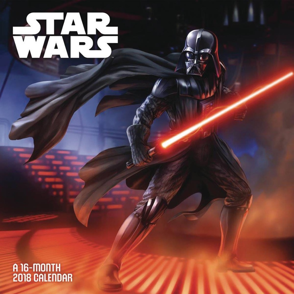 STAR WARS SAGA 2018 WALL CAL