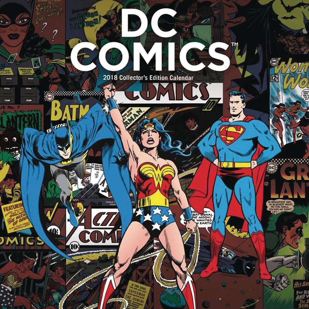 DC COMICS COLL ED 2018 CALENDAR