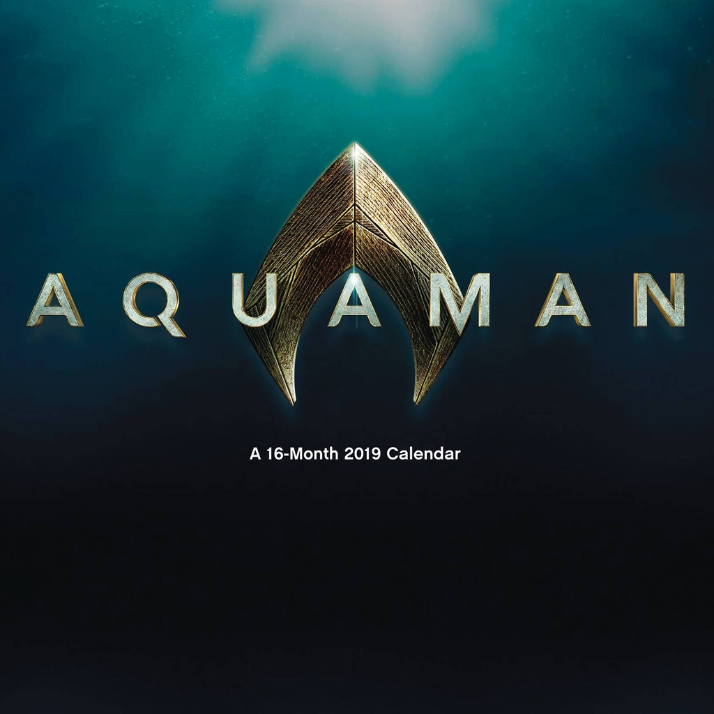 AQUAMAN MOVIE 2019 WALL CAL