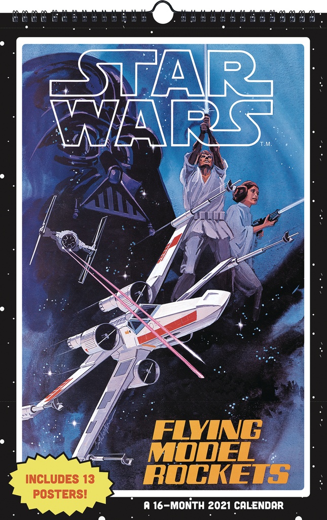 STAR WARS SAGA OVERSIZED 2021 CALENDAR