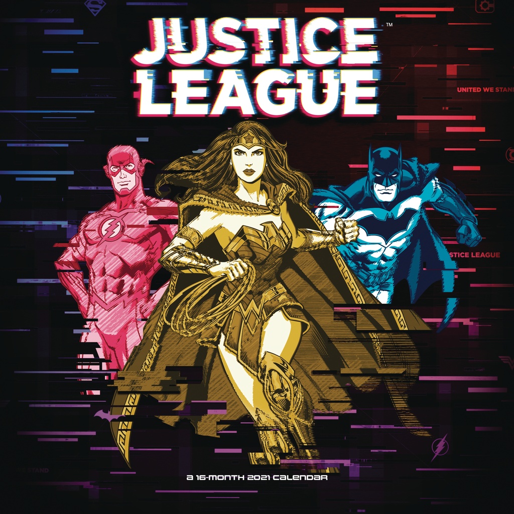 JUSTICE LEAGUE CLASSIC 2021 WALL CALENDAR