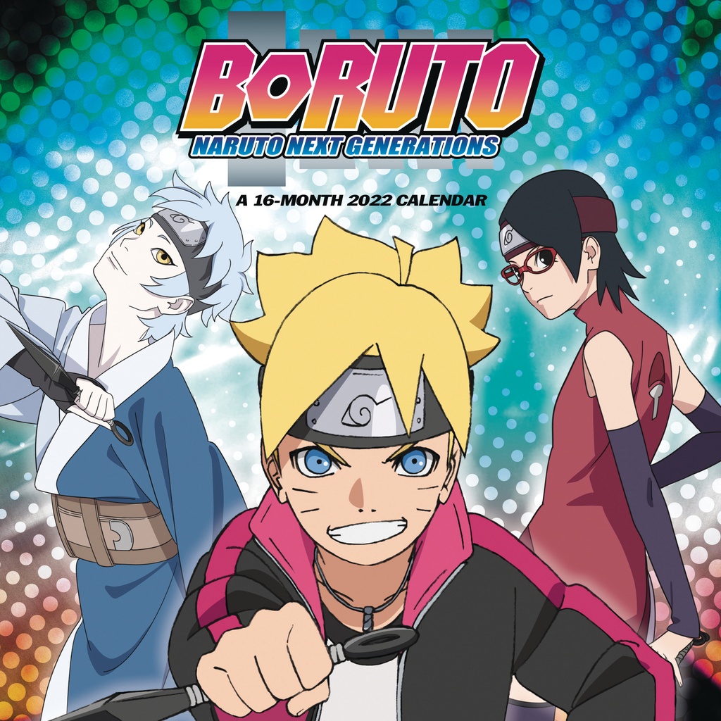 BORUTO NARUTO NEXT GENERATION 2022 WALL CALENDAR