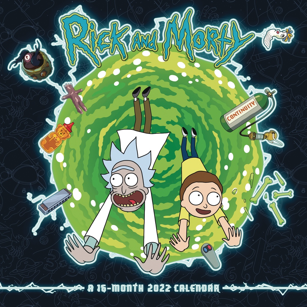 RICK AND MORTY 2022 WALL CALENDAR