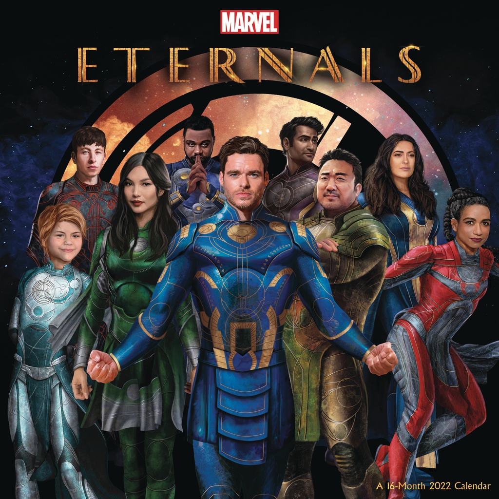 MARVEL THE ETERNALS 2022 WALL CALENDAR