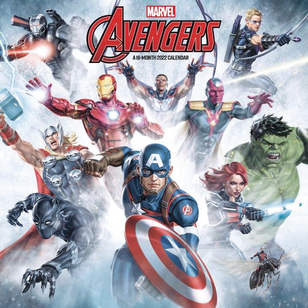 AVENGERS 2022 WALL CALENDAR