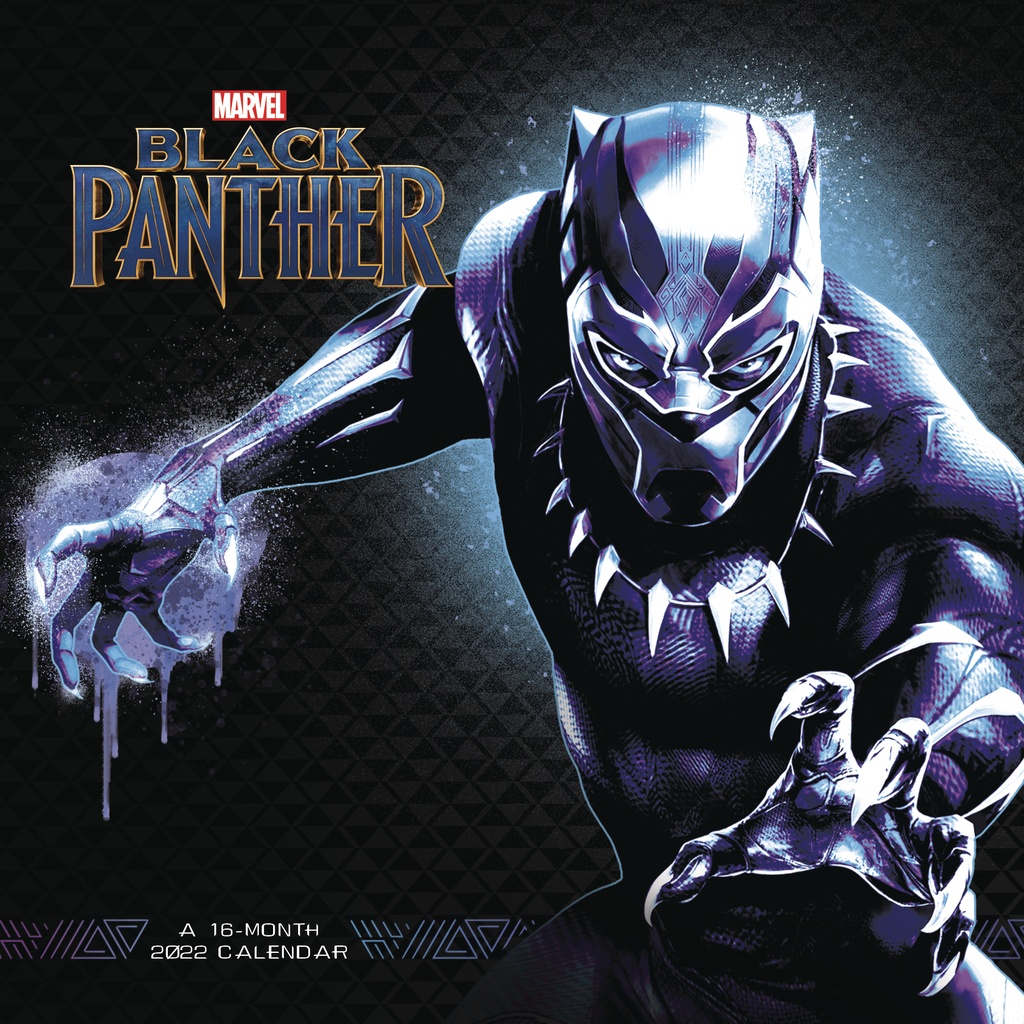 BLACK PANTHER 2022 WALL CALENDAR