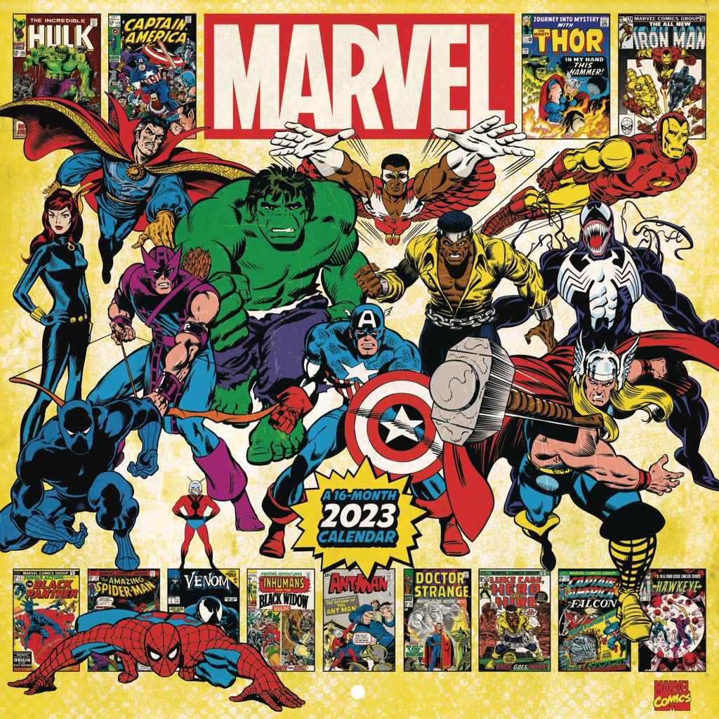 MARVEL COMICS 2023 WALL CALENDAR