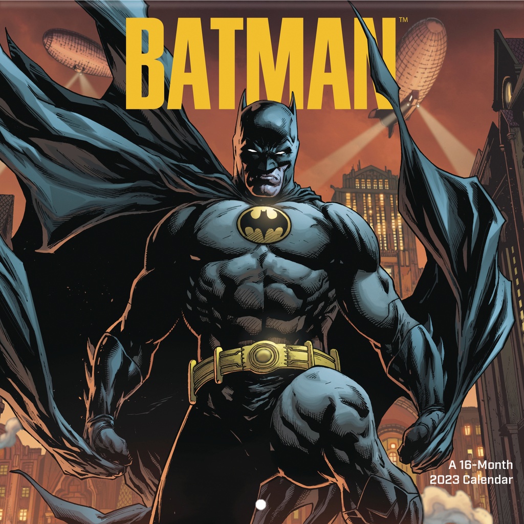 BATMAN 16 MONTH 2023 WALL CALENDAR