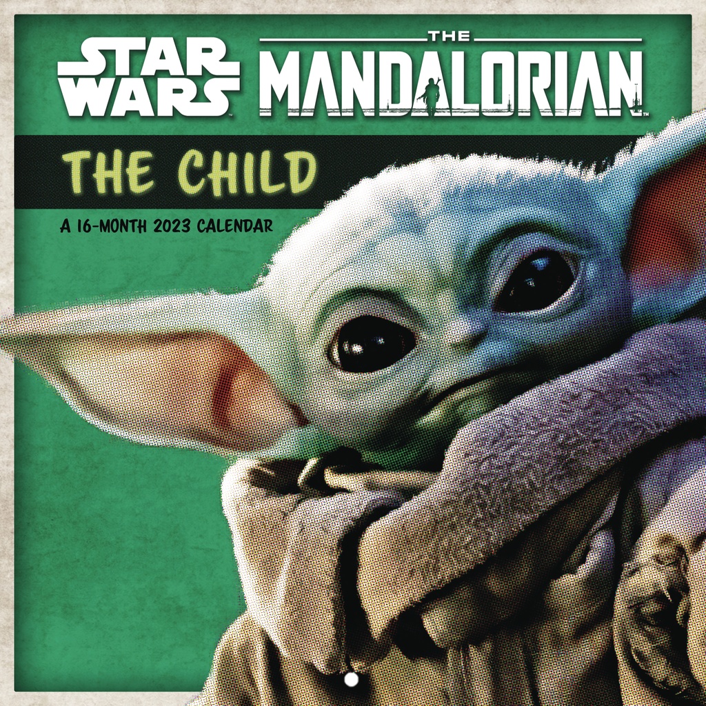 STAR WARS MANDALORIAN THE CHILD 2023 WALL CAL