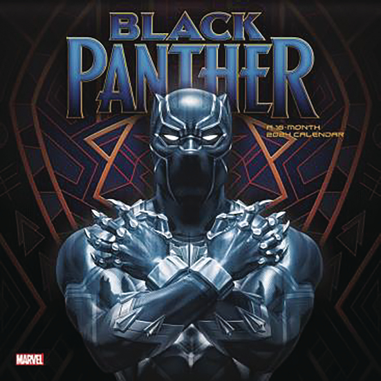 BLACK PANTHER 16 MONTH 2024 WALL CALENDAR