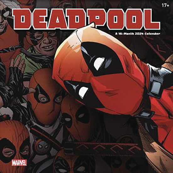 DEADPOOL 16 MONTH 2024 WALL CALENDAR