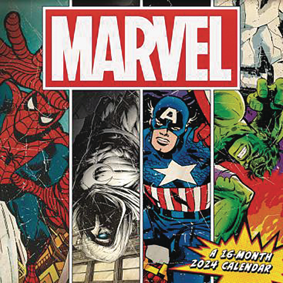 MARVEL COMICS 16 MONTH 2024 WALL CALENDAR