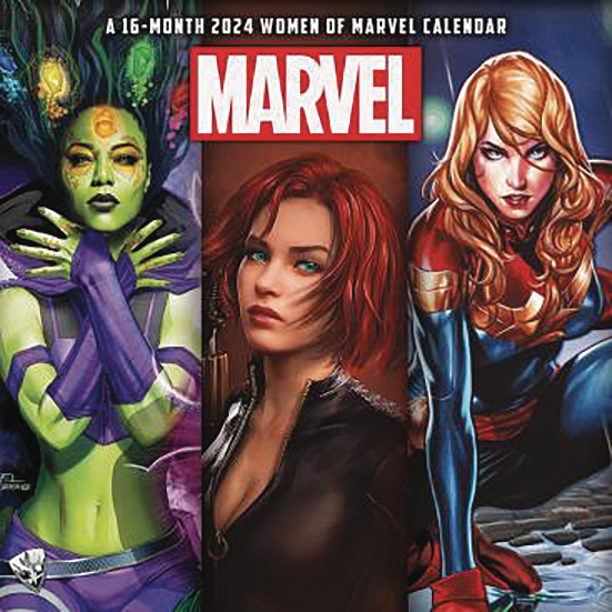 WOMEN OF MARVEL 16 MONTH 2024 WALL CALENDAR