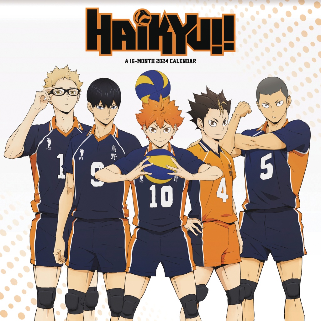 HAIKYU 2023 16 MONTH 2024 WALL CALENDAR