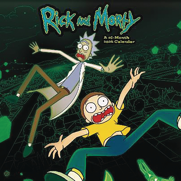 RICK AND MORTY 16 MONTH 2024 WALL CALENDAR