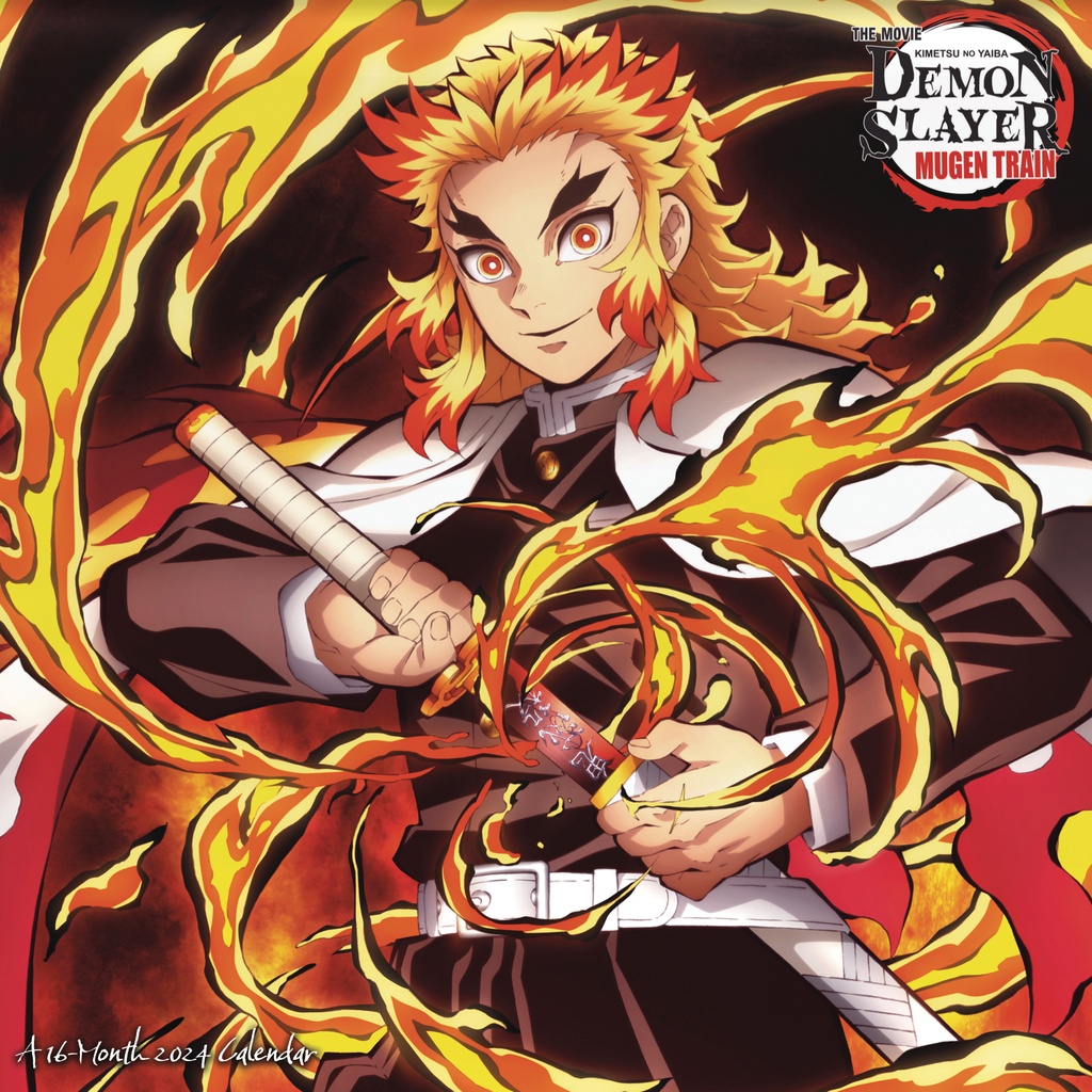 DEMON SLAYER KIMETSU NO YAIBA 2024 WALL CALENDAR