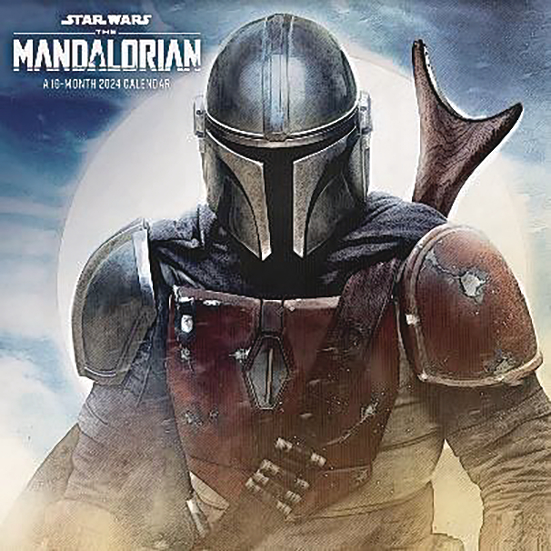 STAR WARS MANDALORIAN 16 MONTH 2024 WALL CALENDAR
