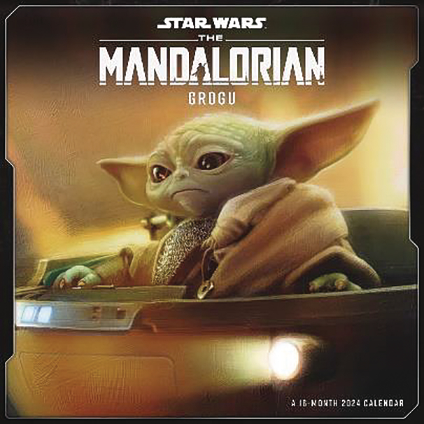 STAR WARS MANDALORIAN THE CHILD 2024 WALL CALENDAR