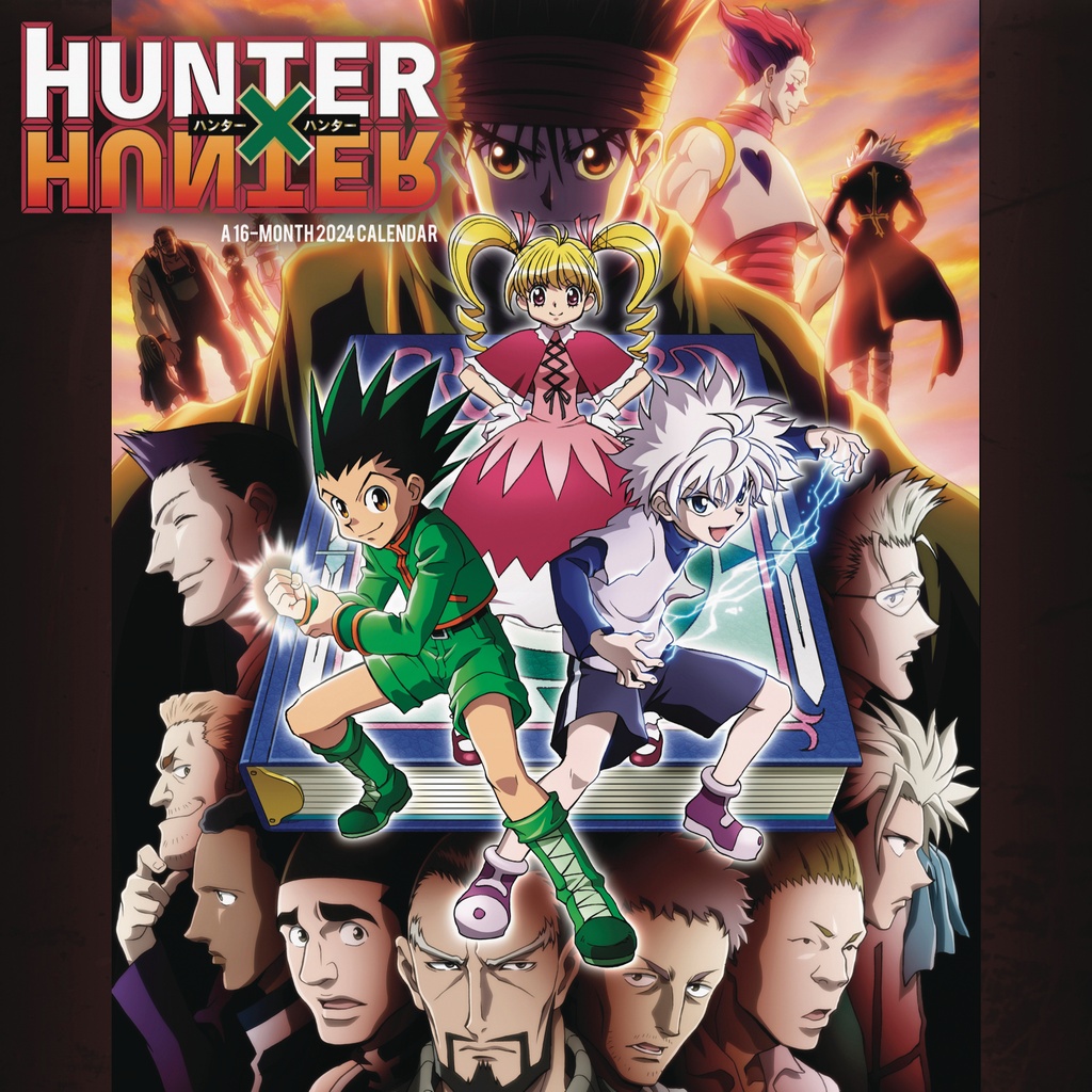HUNTER X HUNTER 16 MONTH 2024 WALL CALENDAR