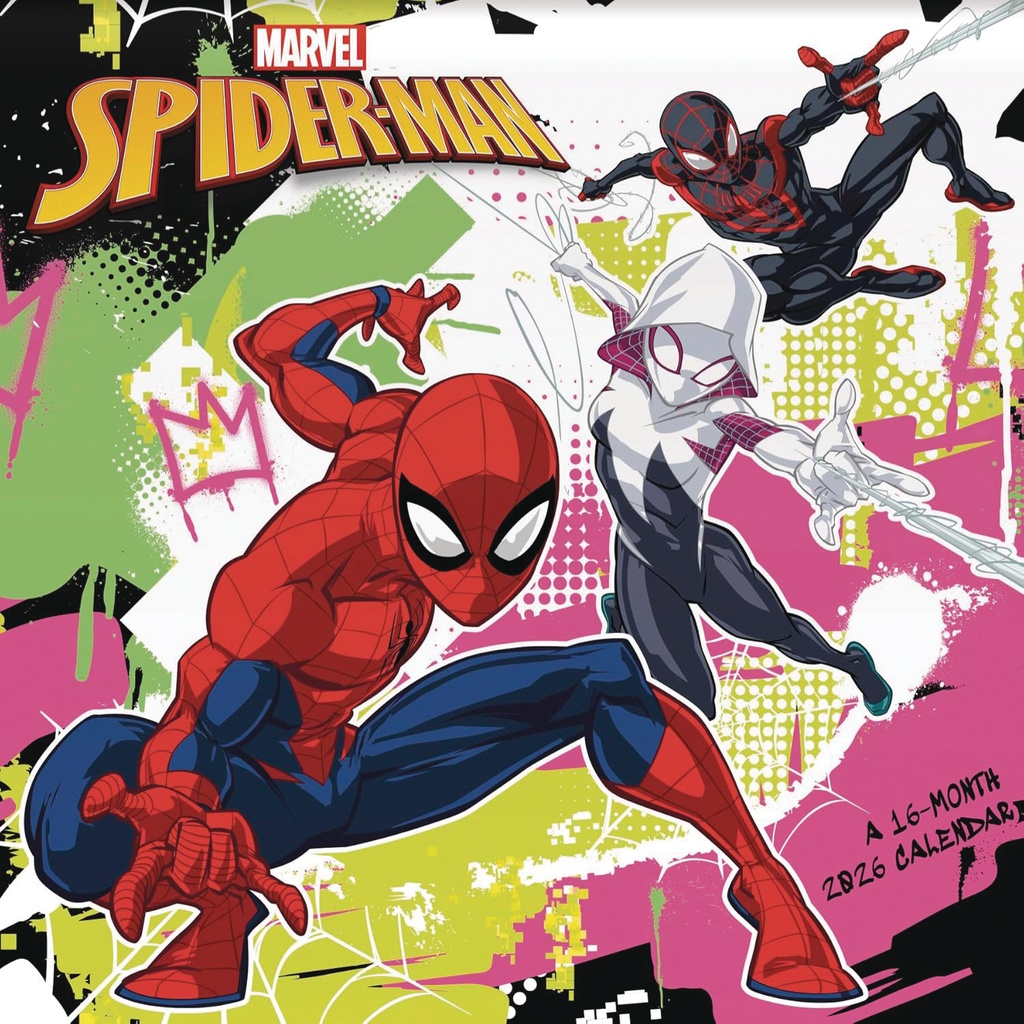 SPIDER-MAN 16 MONTH 2026 WALL CALENDAR
