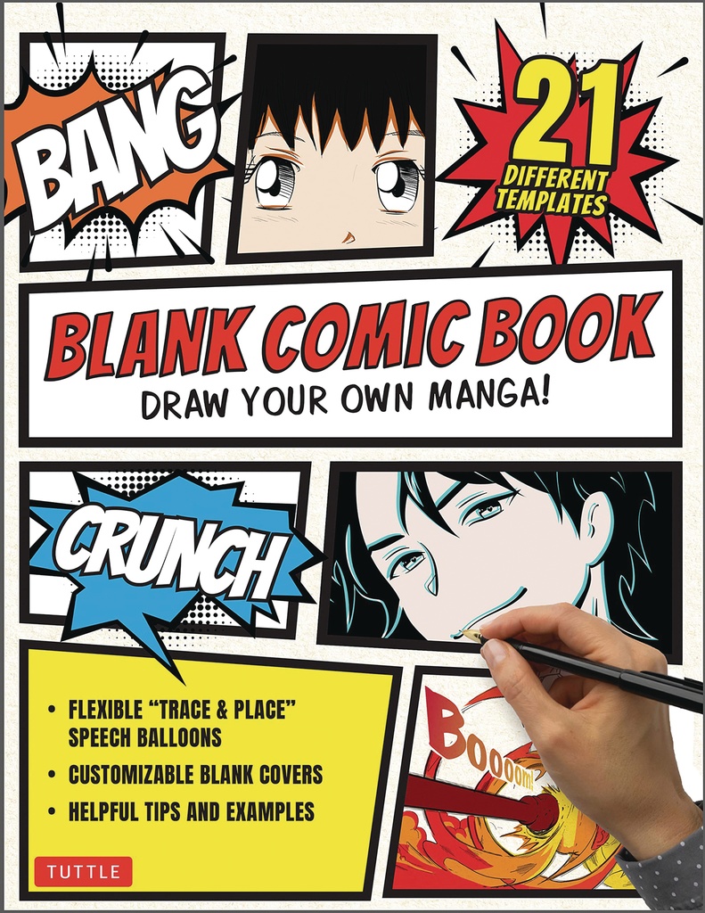 DRAW YOUR OWN MANGA BLANK COMIC