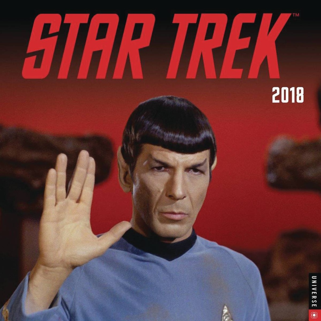 STAR TREK TOS 2018 WALL CALENDAR