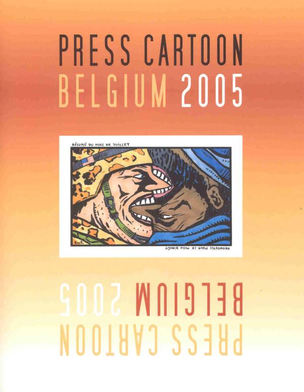 Pers in prent Press cartoon Belgium 2005