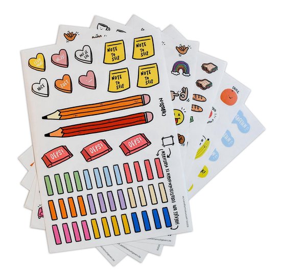 Schrijf maar wat - STICKERS VOOR DAGBOEK