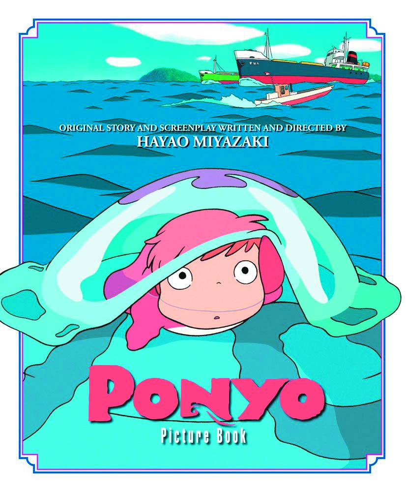PONYO ON THE CLIFF PICTURE BOOK HC