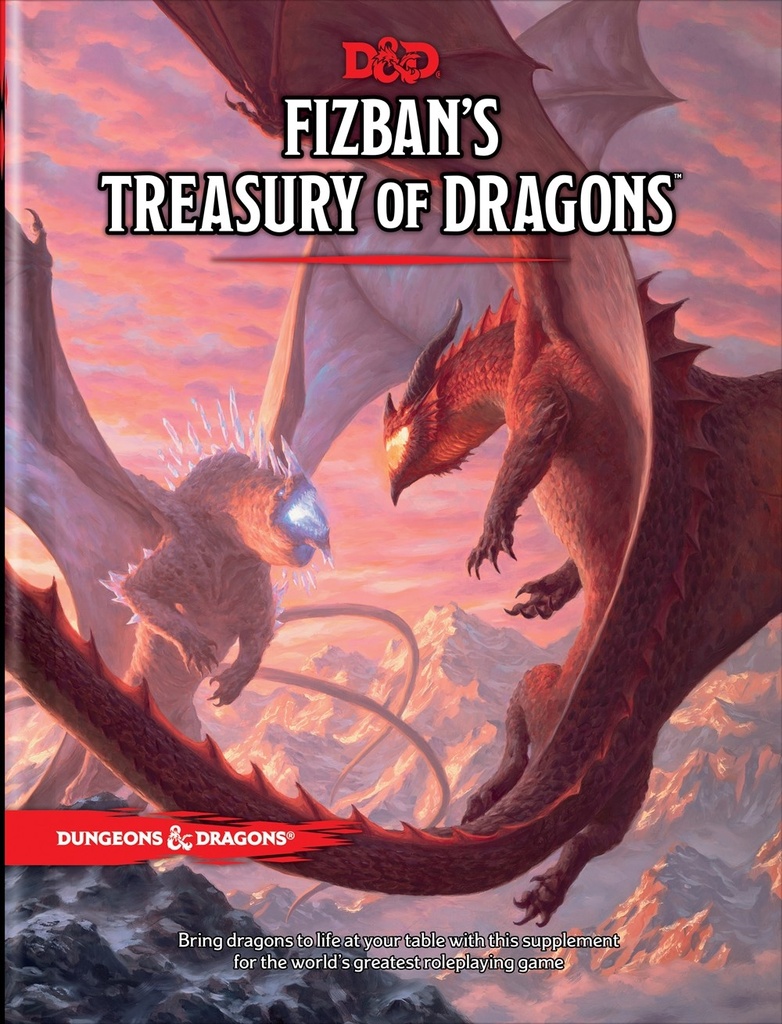D&D RPG FIZBANS TREASURY OF DRAGONS HC