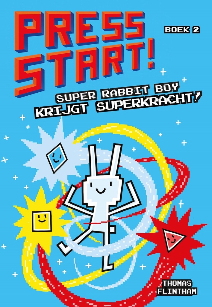 Press Start 2 Super Rabbit Boy krijgt superkracht