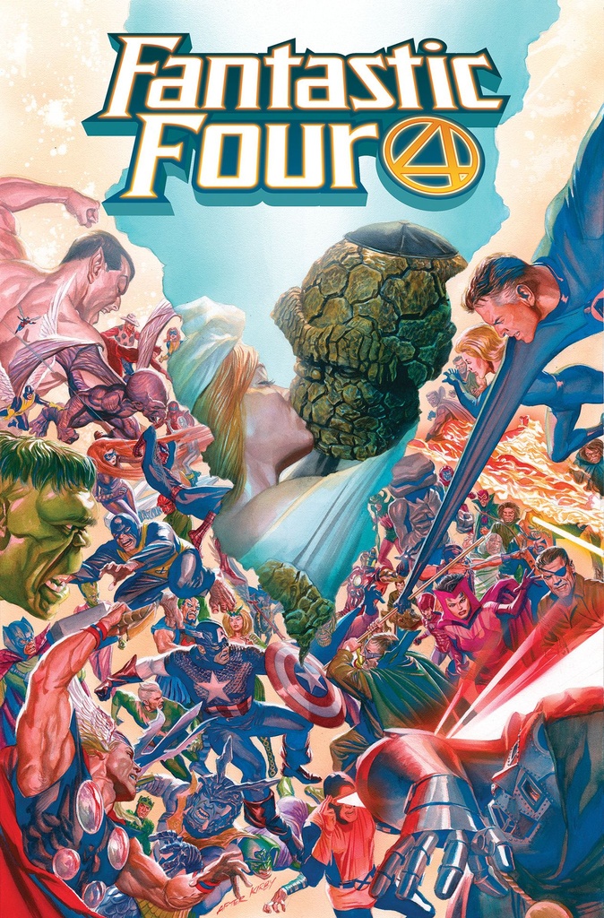 FANTASTIC FOUR BY DAN SLOTT OMNIBUS 1 ALEX ROSS CVR