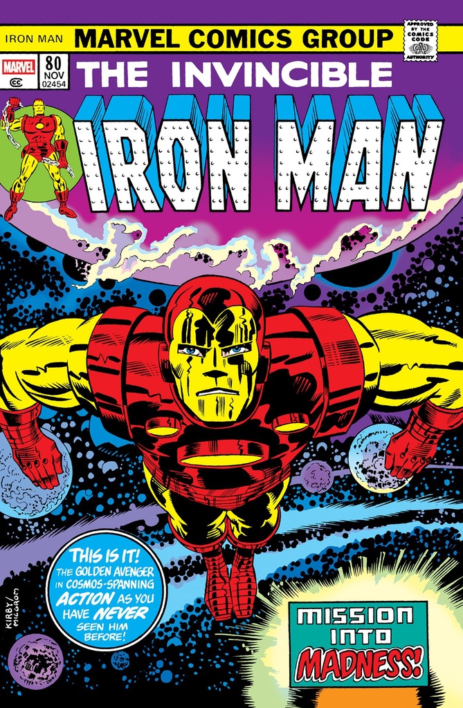 INVINCIBLE IRON MAN OMNIBUS 4 JACK KIRBY CVR