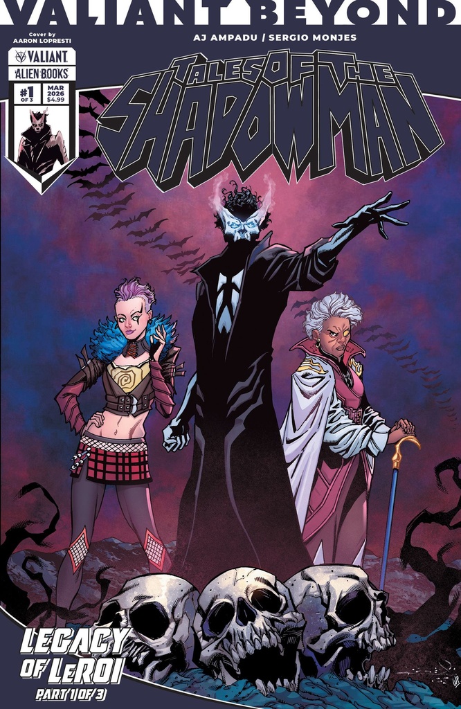 VALIANT BEYOND SHADOWMAN 7 LEGACY LEROI 1 CVR A (LOPRESTI)