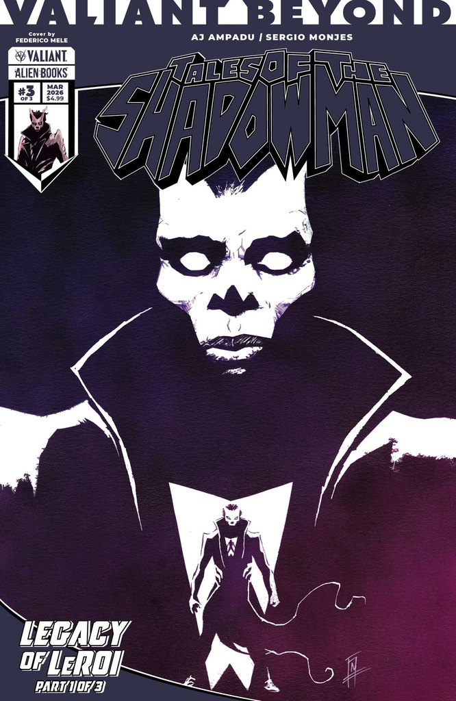 VALIANT BEYOND TALES SHADOWMAN 7 LEGACY LEROI 1 VAR B (MELE)