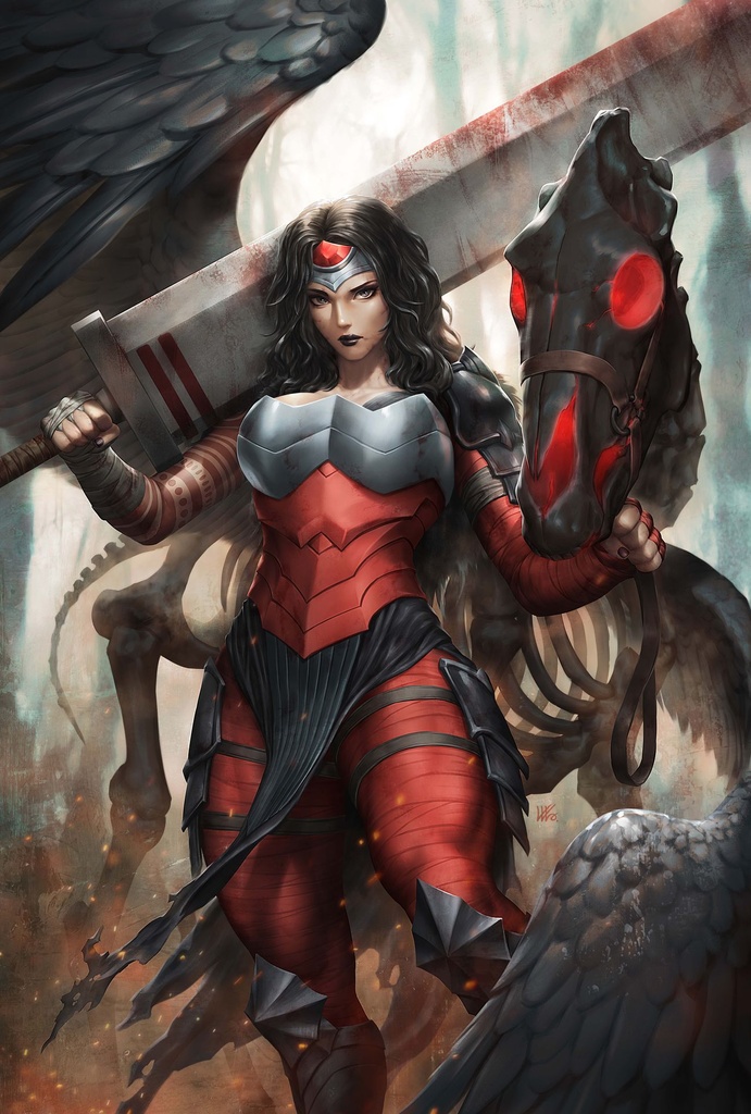 ABSOLUTE WONDER WOMAN #18 CVR C KENDRICK KUNKKA LIM CARD STO