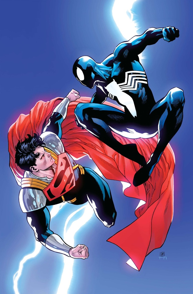 DC MARVEL SUPERMAN SPIDER-MAN #1 CVR R DANIEL SAMPERE SUPER-