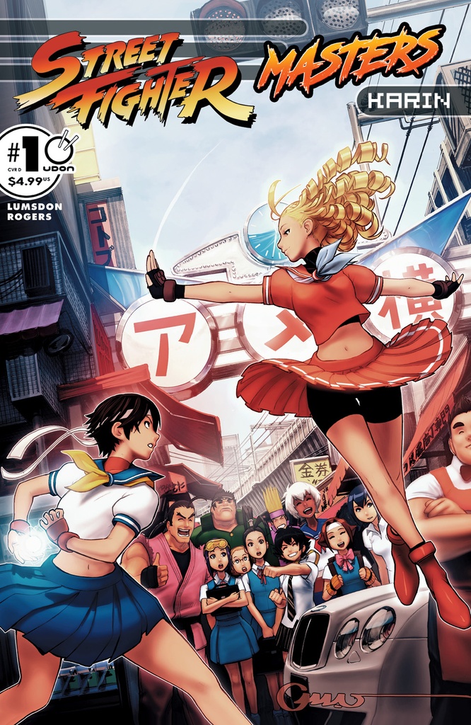 STREET FIGHTER MASTERS KARIN #1 CVR D INC 1:5 OMAR DOGAN VAR