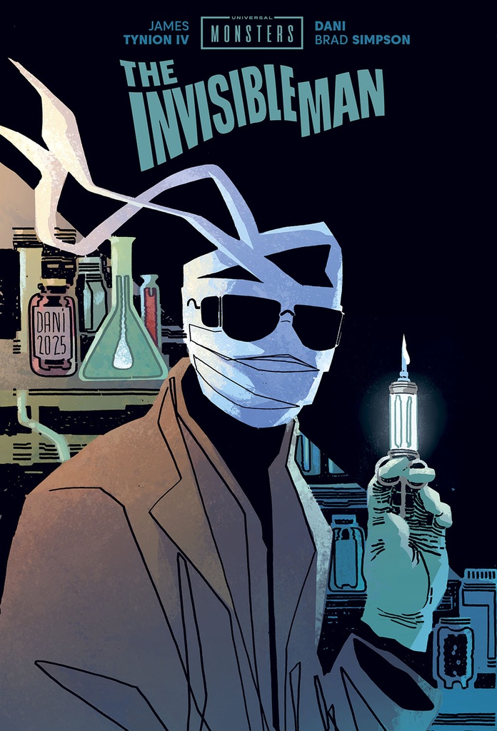 UNIVERSAL MONSTERS INVISIBLE MAN HC DANI & BRAD SIMPSON CVR