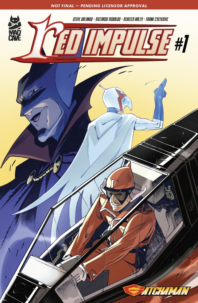 GATCHAMAN RED IMPULSE 1CVR A RICCARDO ROBALDO