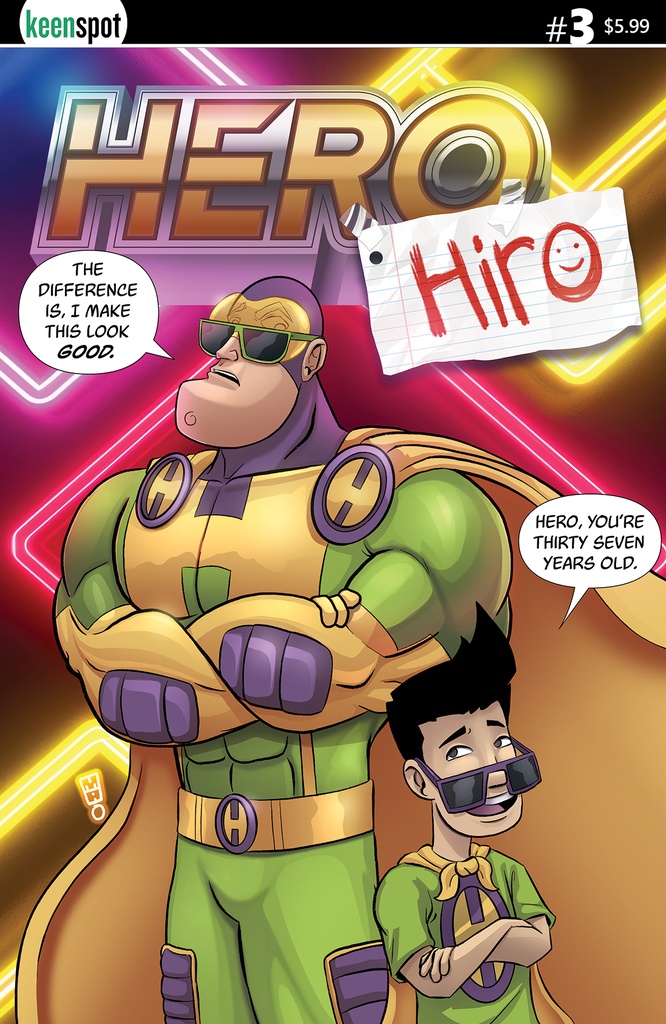 HERO HIRO 3 CVR A MICHAEL ADAMS