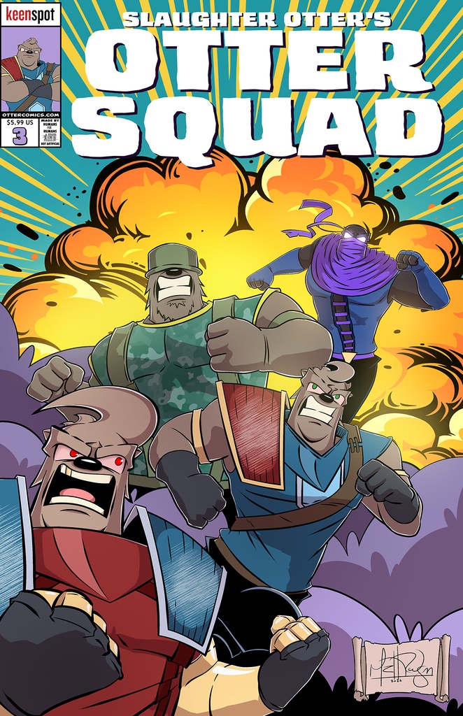 OTTER SQUAD 3 CVR A MATT RODGERS COOL GUYS DONT LOOK AT EXPL